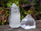 Polished Clear Quartz Crystals x 6 From Madagascar - Toprock Gemstones and Minerals 