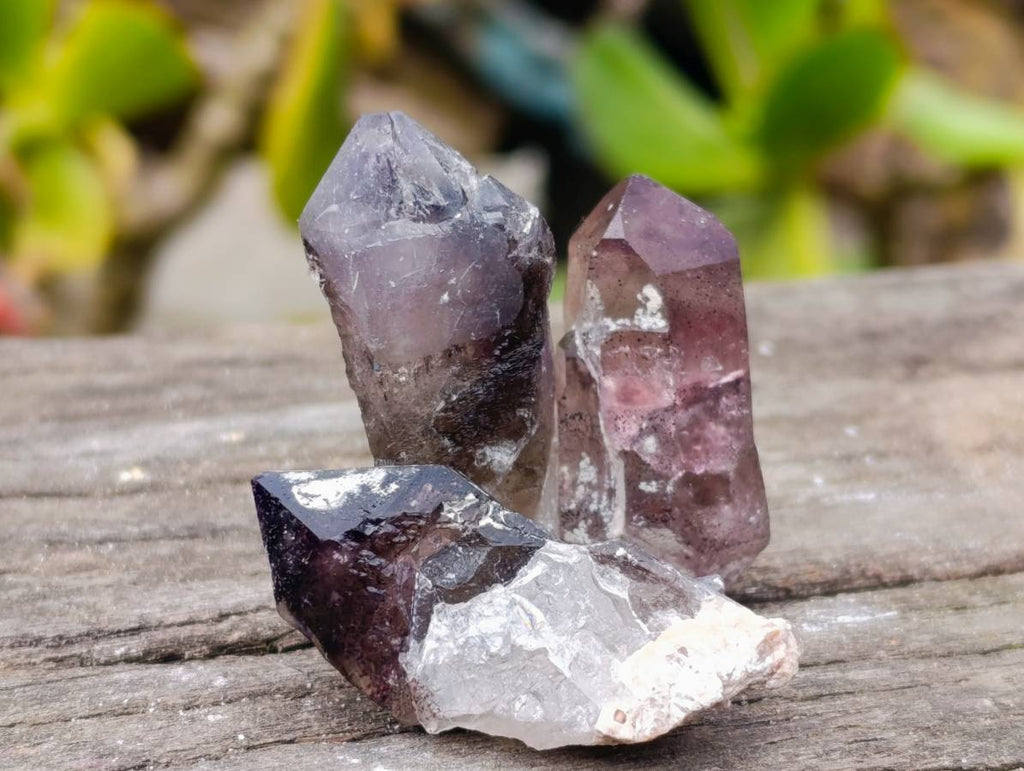 Natural Amethyst Quartz Crystals x 35 From Brandberg, Namibia - Toprock Gemstones and Minerals 