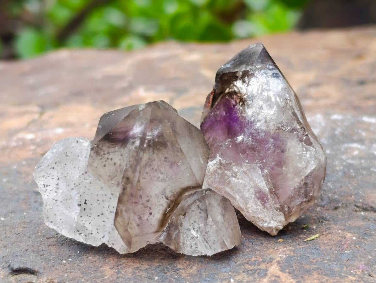 Natural Amethyst Quartz Crystals x 35 From Brandberg, Namibia - Toprock Gemstones and Minerals 