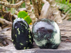 Polished Leopard Stone Standing Free Forms x 6 From Nyanga, Zimbabwe - Toprock Gemstones and Minerals 