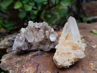 Natural Quartz Clusters x 57 From Madagascar