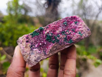 Natural Drusy Salrose with Chrysocolla and Malachite x 6 From Kakanda, Congo