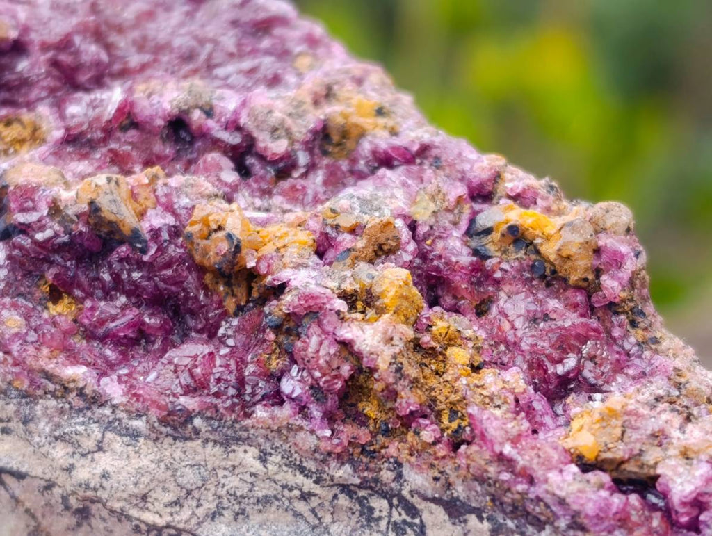 Natural Drusy Salrose with Chrysocolla and Malachite x 6 From Kakanda, Congo - Toprock Gemstones and Minerals 