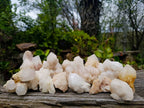 Natural Quartz Clusters x 13 From Madagascar - Toprock Gemstones and Minerals 