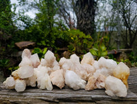 Natural Quartz Clusters x 13 From Madagascar