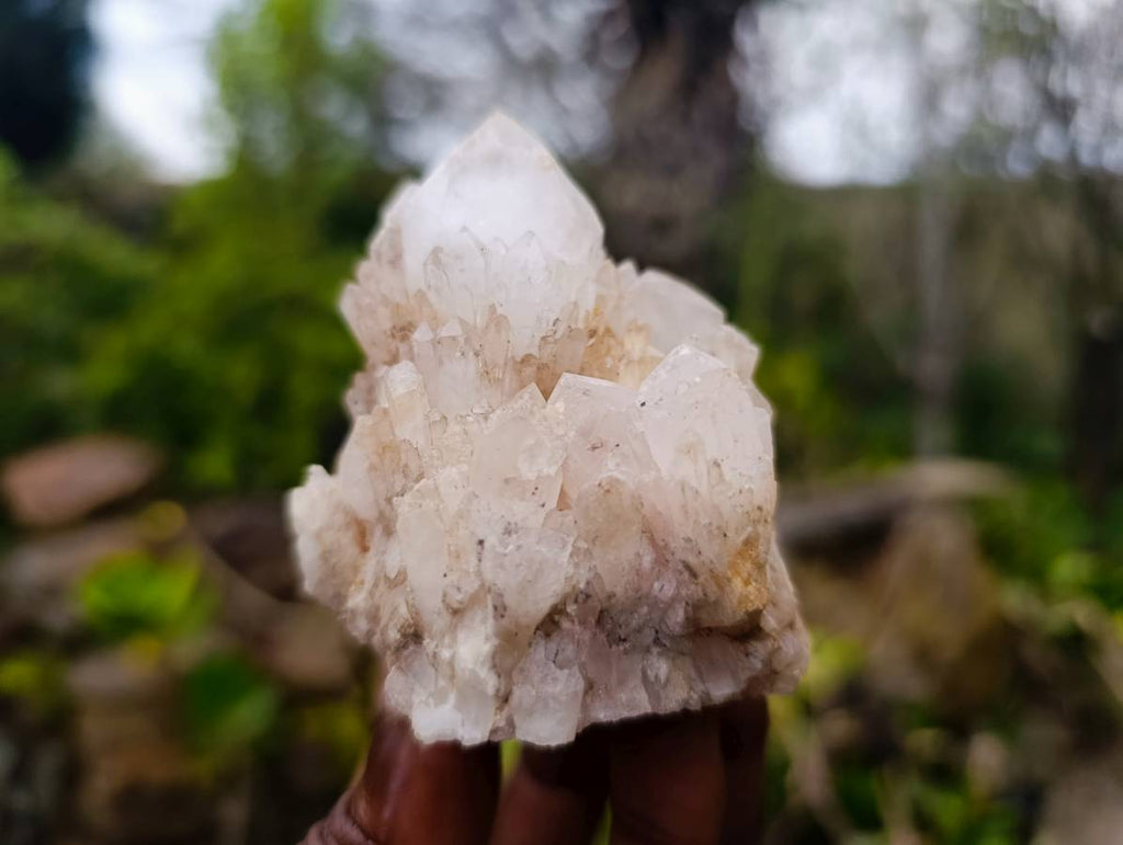 Natural Quartz Clusters x 13 From Madagascar - Toprock Gemstones and Minerals 