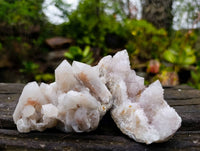 Natural Limonite Spirit Quartz Clusters x 6 From Boekenhouthoek, South Africa