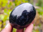 Polished Black Tourmaline Palm Stones x 12 From Madagascar - Toprock Gemstones and Minerals 