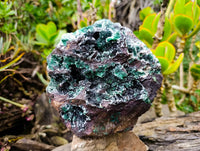 Natural Ball Malachite On Dolomite Matrix Specimen x 1 From Kambove, Congo