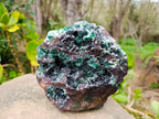 Natural Ball Malachite On Dolomite Matrix Specimen x 1 From Kambove, Congo - Toprock Gemstones and Minerals 