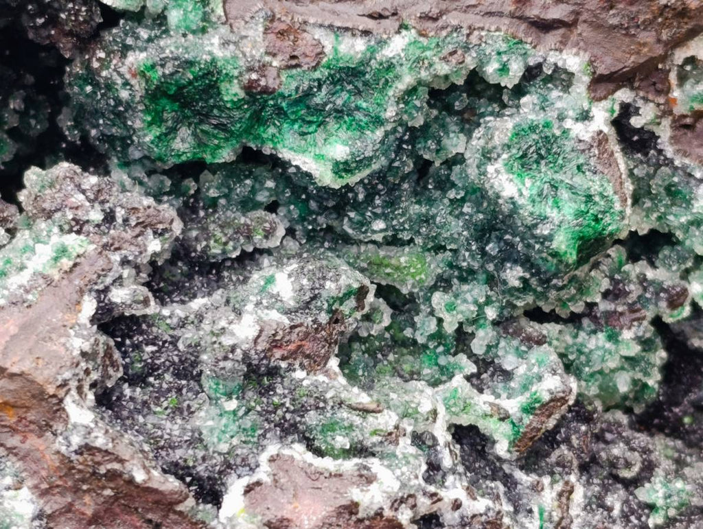 Natural Ball Malachite On Dolomite Matrix Specimen x 1 From Kambove, Congo - Toprock Gemstones and Minerals 