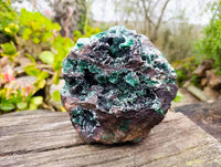 Natural Ball Malachite On Dolomite Matrix Specimen x 1 From Kambove, Congo