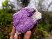 Natural Metallic Purpurite Cobbed Specimens x 6 From Erongo, Namibia