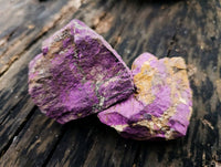 Natural Metallic Purpurite Cobbed Specimens x 6 From Erongo, Namibia