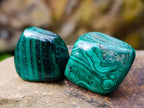 Polished Flower Banded Malachite Free Forms x 70 From Congo - Toprock Gemstones and Minerals 