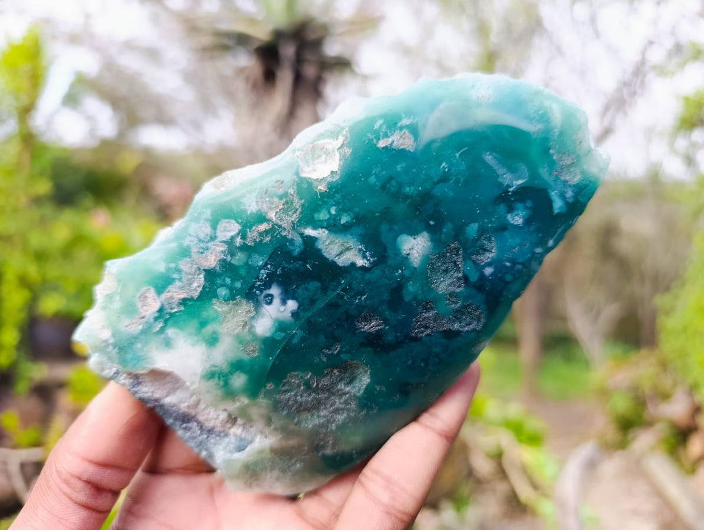 Polished On One Side Emerald Mtorolite x 4 From Mutorashanga, Zimbabwe - Toprock Gemstones and Minerals 