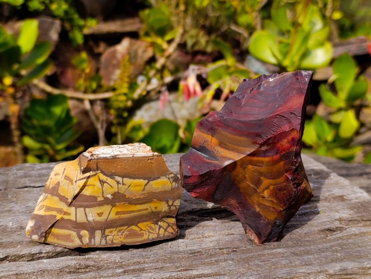 Natural Selected Nguni Jasper Cobbed Specimens x 12 From Prieska, South Africa - Toprock Gemstones and Minerals 