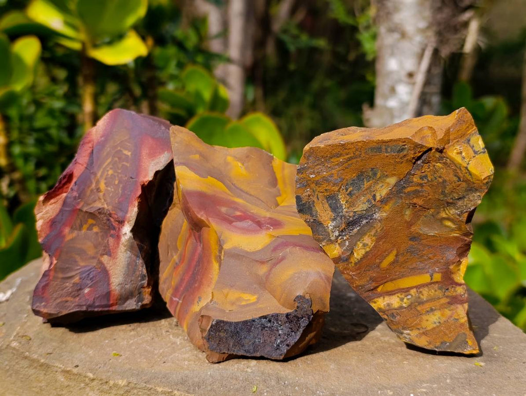 Natural Selected Nguni Jasper Cobbed Specimens x 12 From Prieska, South Africa - Toprock Gemstones and Minerals 