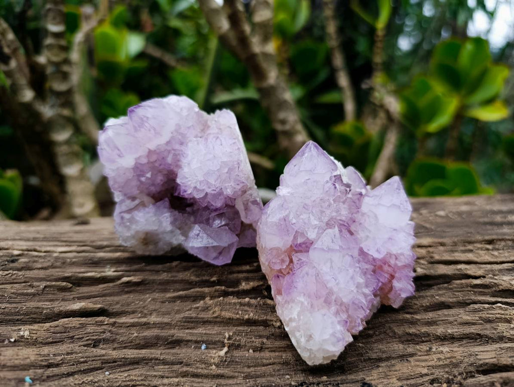 Natural Amethyst Spirit Quartz Clusters x 6 From Boekenhouthoek, South Africa - Toprock Gemstones and Minerals 