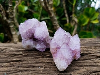 Natural Amethyst Spirit Quartz Clusters x 6 From Boekenhouthoek, South Africa