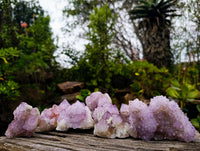 Natural Amethyst Spirit Quartz Clusters x 6 From Boekenhouthoek, South Africa