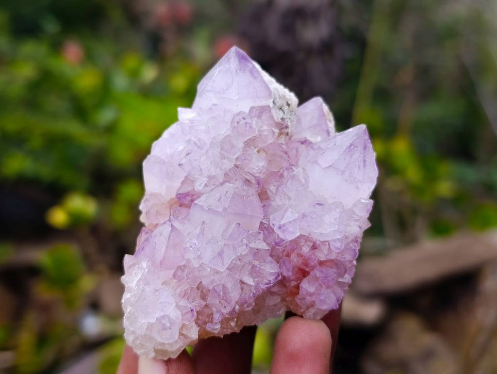 Natural Amethyst Spirit Quartz Clusters x 6 From Boekenhouthoek, South Africa - Toprock Gemstones and Minerals 