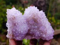 Natural Amethyst Spirit Quartz Clusters x 6 From Boekenhouthoek, South Africa
