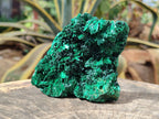 Natural Silky Malachite Specimens x 2 From Kasompe, Congo - Toprock Gemstones and Minerals 