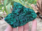 Natural Silky Malachite Specimens x 2 From Kasompe, Congo - Toprock Gemstones and Minerals 