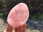 Polished Star Rose Quartz Standing Free Forms x 2 From Madagascar - Toprock Gemstones and Minerals 