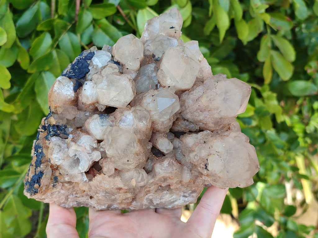 Natural Phantom Smokey Quartz Cluster x 1 From Luena, Congo - Toprock Gemstones and Minerals 