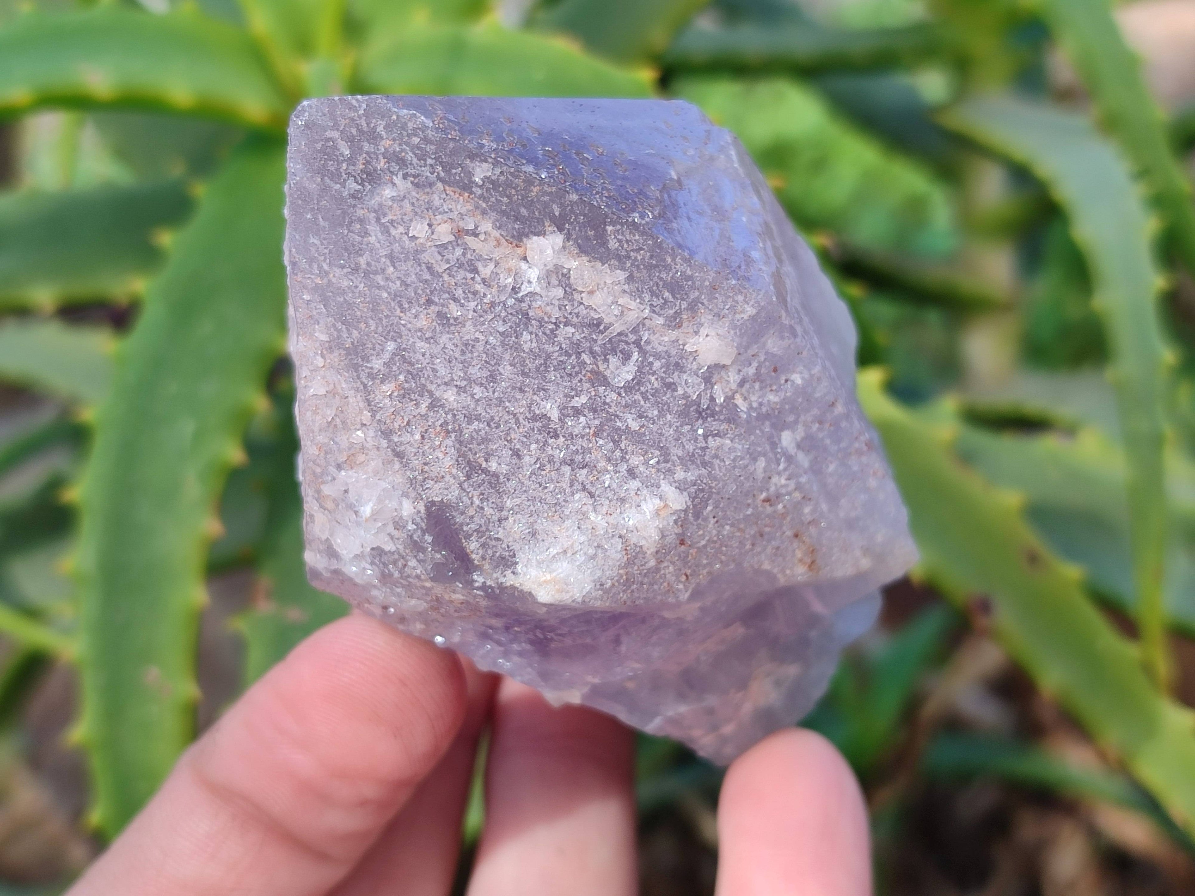 Natural Jacaranda Amethyst Crystals x 12 From Zambia - Toprock Gemstones and Minerals 