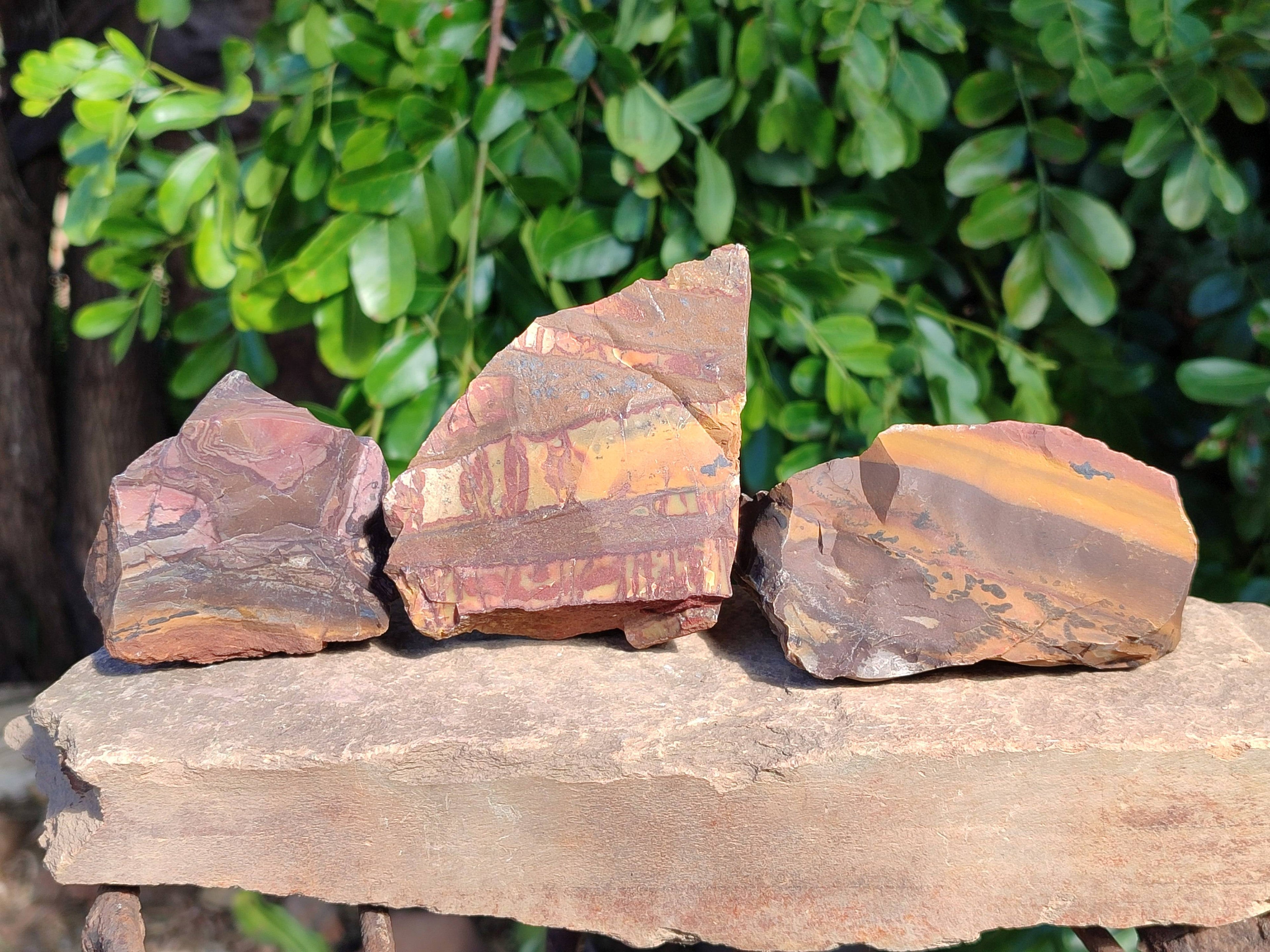 Natural Selected Nguni Jasper Cobbed Specimens x 12 From Prieska, South Africa - Toprock Gemstones and Minerals 