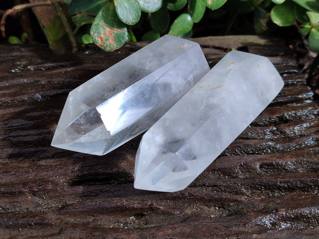 Polished Clear Quartz Crystals x 6 From Madagascar - Toprock Gemstones and Minerals 