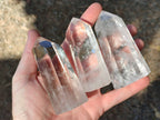 Polished Clear Quartz Crystals x 6 From Madagascar - Toprock Gemstones and Minerals 