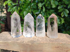 Polished Clear Quartz Crystals x 6 From Madagascar - Toprock Gemstones and Minerals 