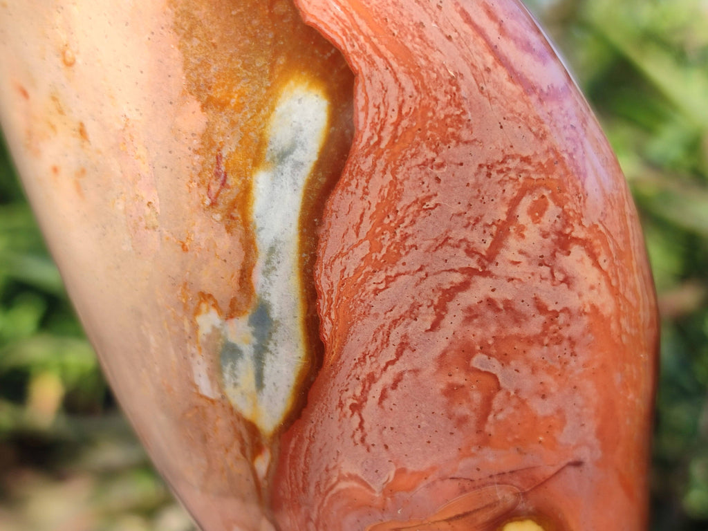 Polished Polychrome Jasper Standing Free Forms x 3 From Madagascar - Toprock Gemstones and Minerals 