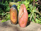 Polished Polychrome Jasper Standing Free Forms x 3 From Madagascar - Toprock Gemstones and Minerals 