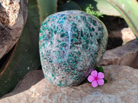 Polished Emerald Mica 'Mutokolite' Standing Free Form x 1 From Mutoko, Zimbabwe - Toprock Gemstones and Minerals 