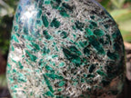 Polished Emerald Mica 'Mutokolite' Standing Free Form x 1 From Mutoko, Zimbabwe - Toprock Gemstones and Minerals 