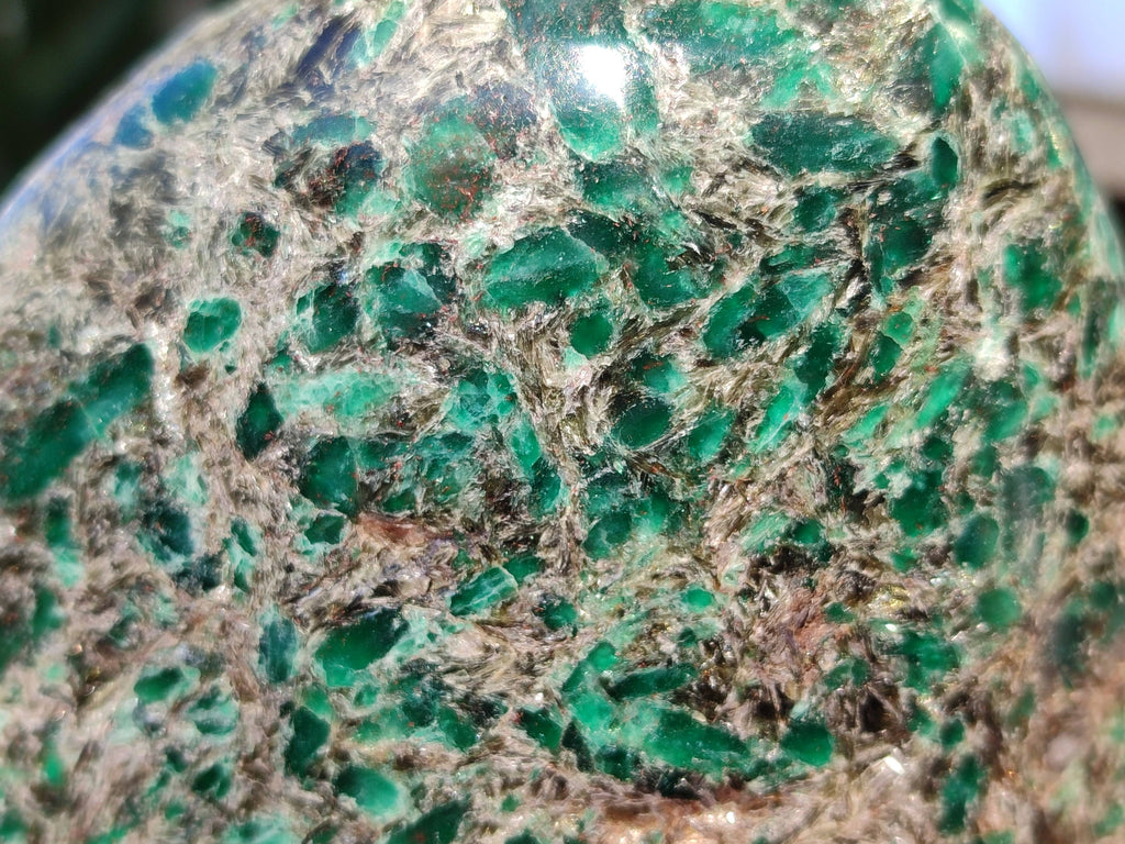 Polished Emerald Mica 'Mutokolite' Standing Free Form x 1 From Mutoko, Zimbabwe - Toprock Gemstones and Minerals 