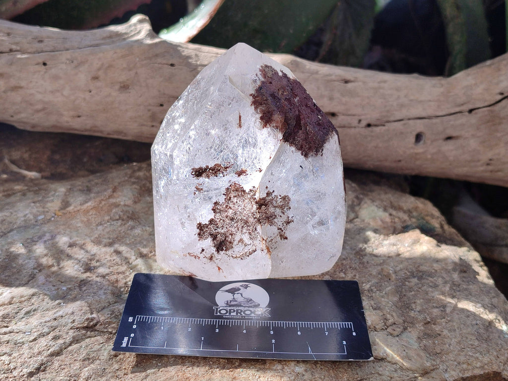 Polished Clear Quartz Crystals x 2 From Madagascar - Toprock Gemstones and Minerals 