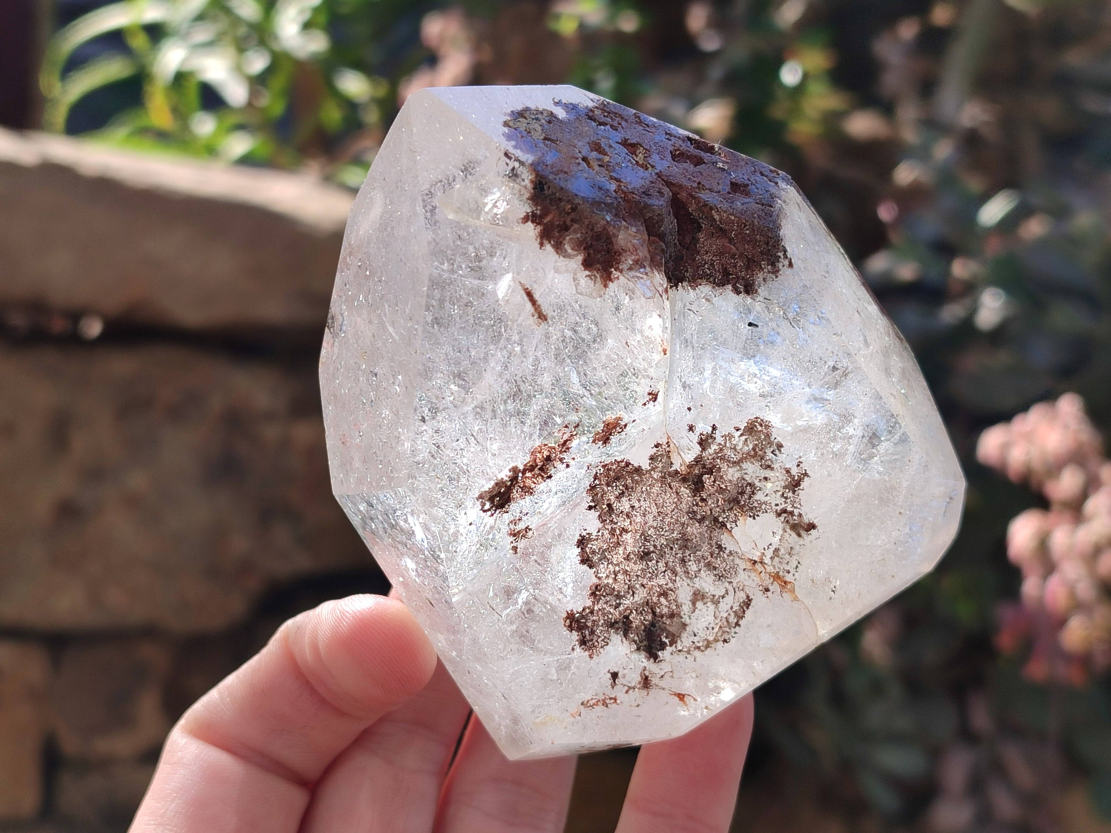 Polished Clear Quartz Crystals x 2 From Madagascar - Toprock Gemstones and Minerals 