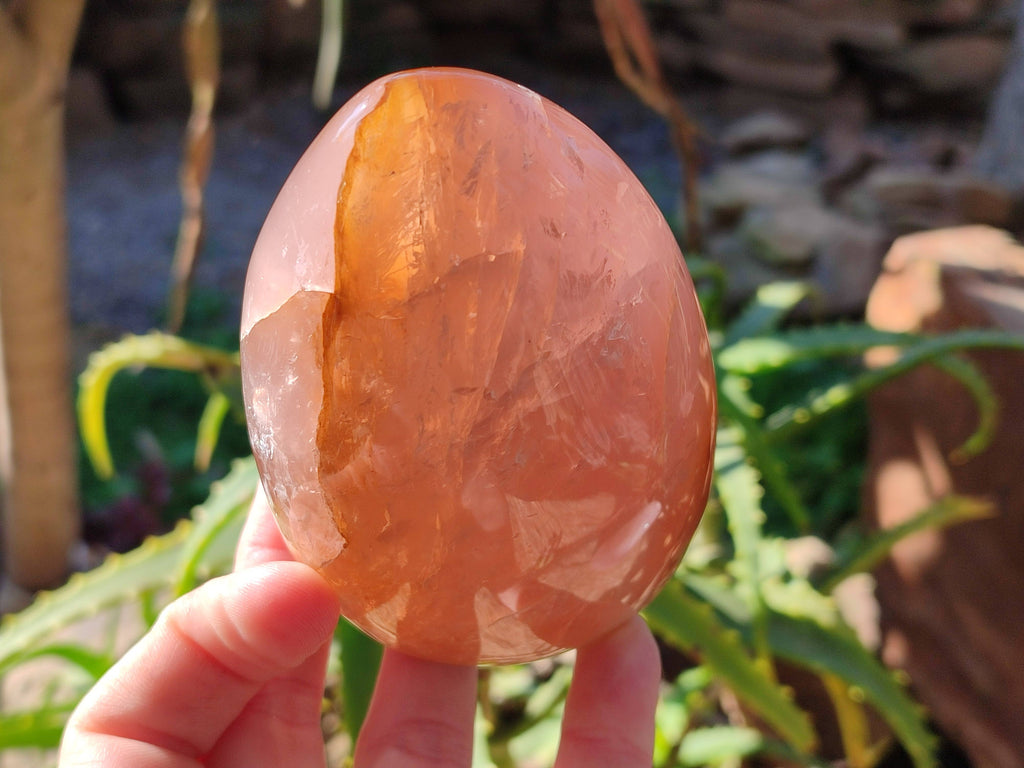 Polished Rose Quartz Standing Free Forms x 2 From Madagascar - Toprock Gemstones and Minerals 