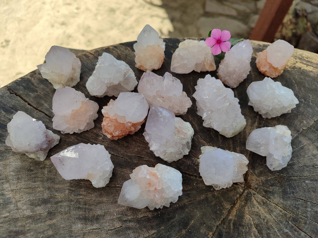 Natural Amethyst Spirit Quartz Specimens x 20 From South Africa - Toprock Gemstones and Minerals 