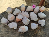 Natural Amethyst Spirit Quartz Specimens x 20 From South Africa
