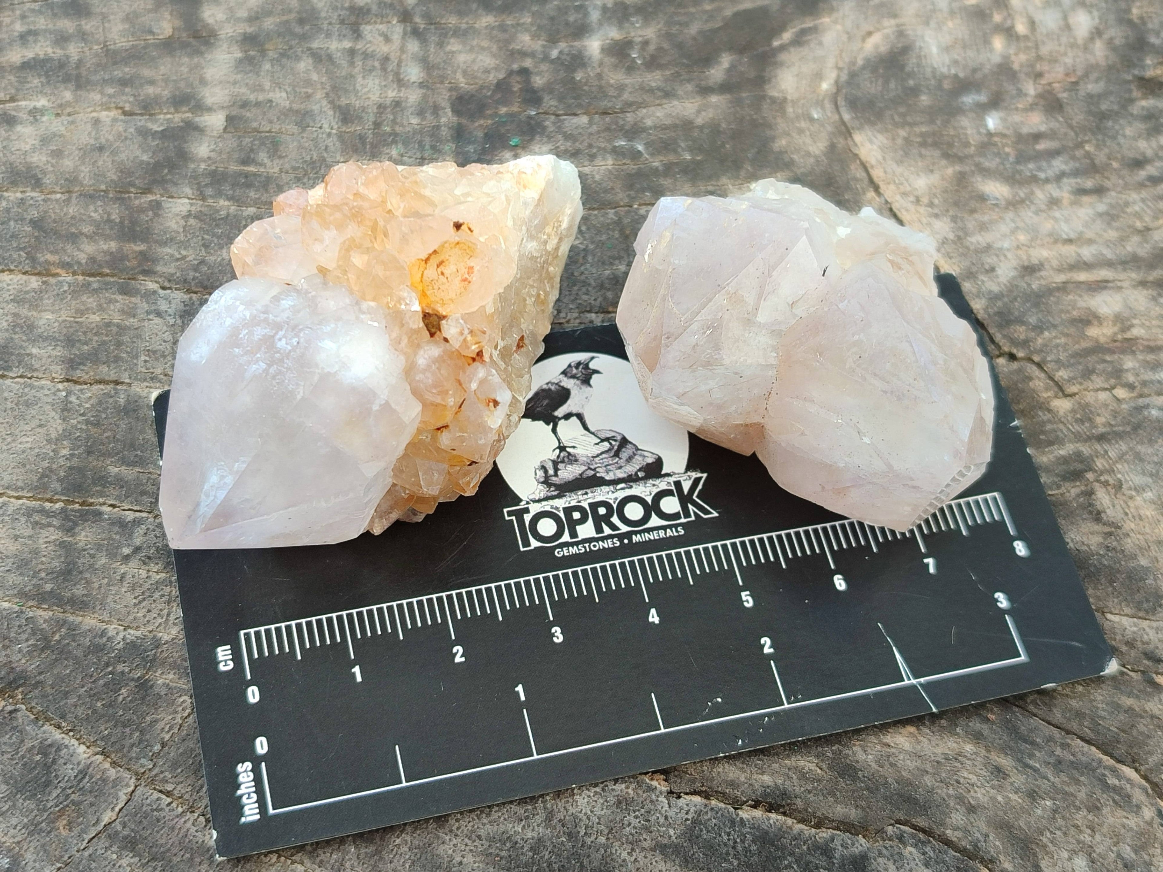 Natural Amethyst Spirit Quartz Specimens x 20 From South Africa - Toprock Gemstones and Minerals 