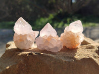 Natural Amethyst Spirit Quartz Specimens x 20 From South Africa