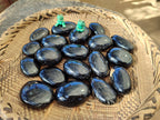 Polished Black Tourmaline Palm Stones x 20 From Madagascar - Toprock Gemstones and Minerals 