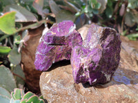 Natural Metallic Purpurite Cobbed Specimens x 12 From Erongo, Namibia - Toprock Gemstones and Minerals 